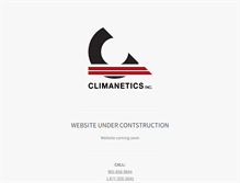 Tablet Screenshot of climanetics.ca